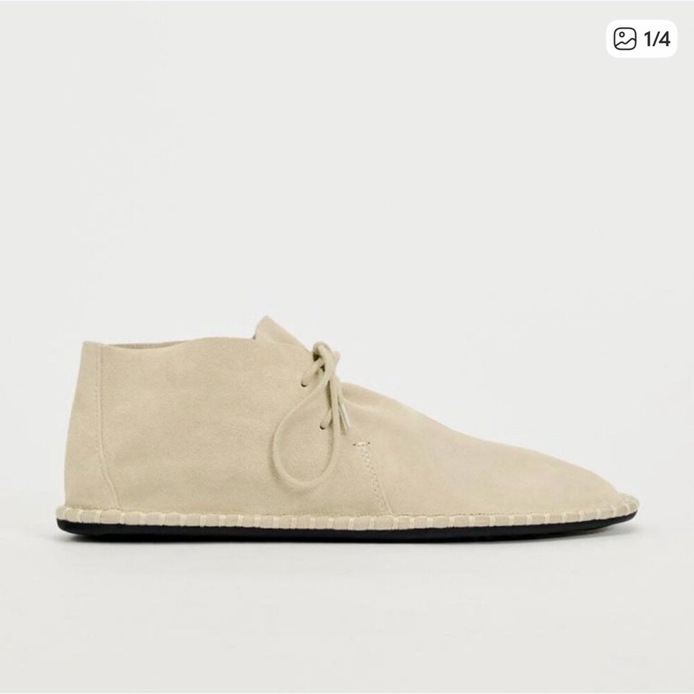 Zara Suede Lace-up Shoes